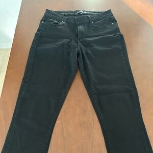 PAIGE Classic Black Jeans cropped vertigo ultra skinny size 30 cropped